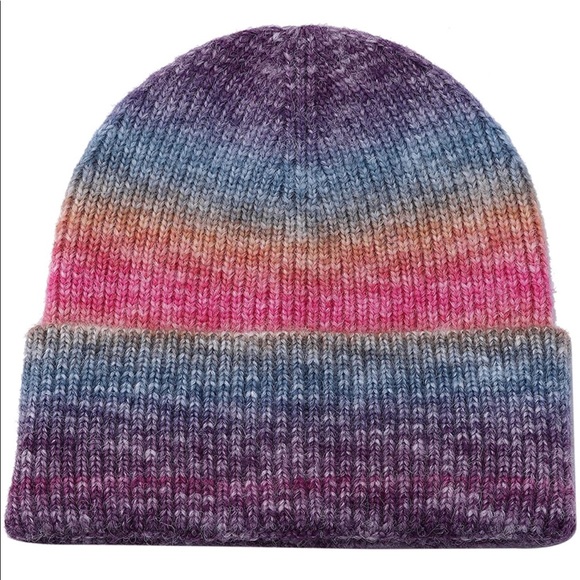 Winter Hay Beanie Stripped Gradient